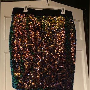 Torrid Sequin Mini Skirt (0)